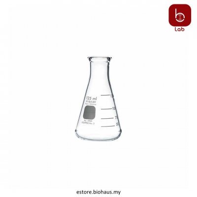 [ Pyrex ] 125ml Erlenmeyer Flask Narrow Mouth