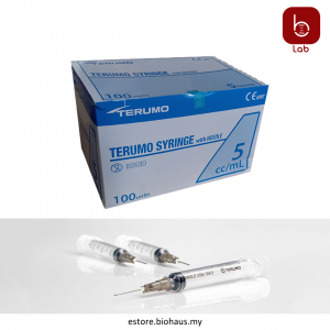 [Terumo] Syringe with Needles, Luer Lock, 5ML-10ML (ONLY SHIP TO MALAYSIA)