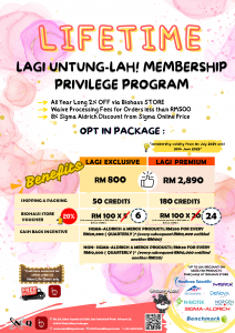 LAGI Untung-lah! Membership Privilege Program