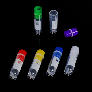 [Biologix] 2ml Internal Thread Cryovials with White Cap, Self-Standing, Sterile