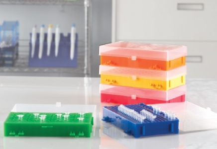 [Heathrow Scientific] HS Reversible PCR® Rack, Assorted colours, pk5