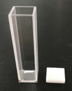 [BSD Lab] Standard fluorometer Cuvette with lid, 1pair