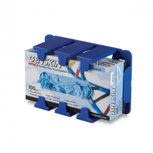 [ HEATHROW SCIENTIFIC ] Glove Box Holder Anti-Microbial, Blue  ( Pack Size of 3 )