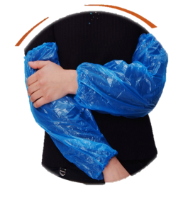 Disposable PE Sleeve Cover - Blue (2,000 pcs)