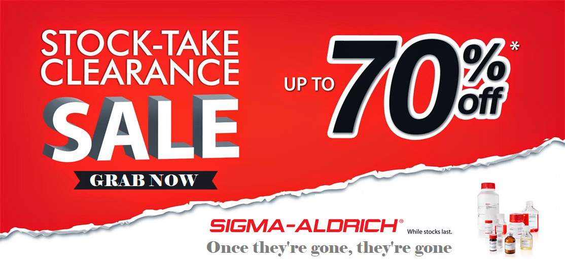 SIGMA-ALDRICH CHEMICAL STOCK CLEARANCE